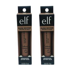 e.l.f. Cosmetics Glow Reviver Melting Lip Balm - Java Chip - 0.52 oz - Set of 2